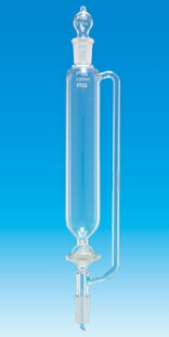 【メーカー直送品】【代引不可】Fine円筒分液 200mL 側管付球栓G活栓下19