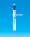 【メーカー直送品】【代引不可】Fine高真空バルブ付排気管中管付 共通24/40 2494-03-0