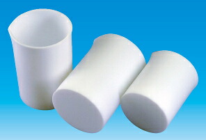 PTFE フラットビーカー 10cc 内底R付 F-1473-001