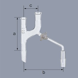 【メーカー直送品】【代引不可】SPC分留頭 コック付 SPC15-19-19 038250-3519