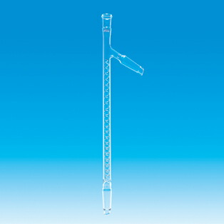 【メーカー直送品】【代引不可】Fine透明分留管ヘンペル300mm 上15下15枝15