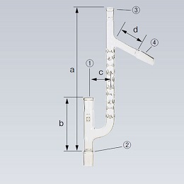 【メーカー直送品】【代引不可】SPC分留管 クライゼン SPC19-24-15 030780-19300 17,668円