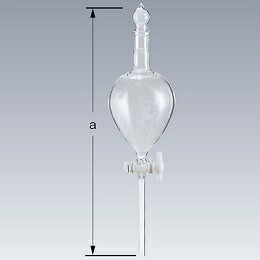 柴田科学 SPC分液丸型ロート　PTFEコック付　500mL 031230-500