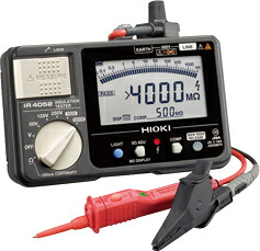 【メーカー直送品】【代引不可】デジタル絶縁抵抗計 IR4051-10 IR4051-10
