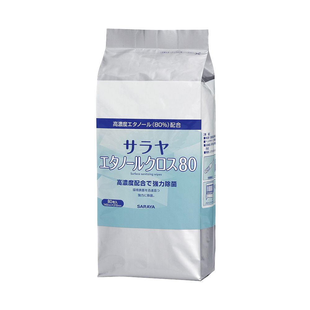 【ケース販売】エタノールクロス８０（詰替用） 44163(80ﾏｲ) 20コ 10,924円