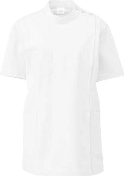 KAZEN（カゼン）　レディス医務衣　半袖　263-10（ホワイト）　L