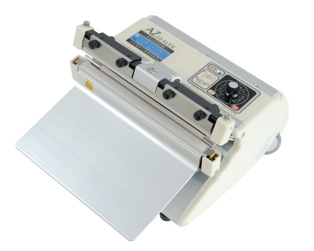 【メーカー直送】卓上シーラー 厚物ガゼット袋用 AZ-200W【代金引換不可】