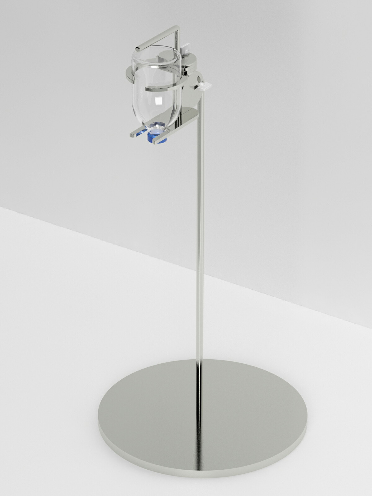 店内全品ポイント5倍★要エントリー★【メーカー直送】薬液容器ホルダー(スタンド・シングル YBHS-S-100S1【代金引換不可】|Shop de clinic店