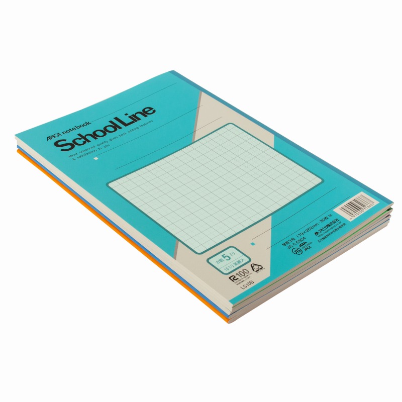 【32束仕掛ける】学校生産ライン 5粍方眼 5冊束 LS10X5