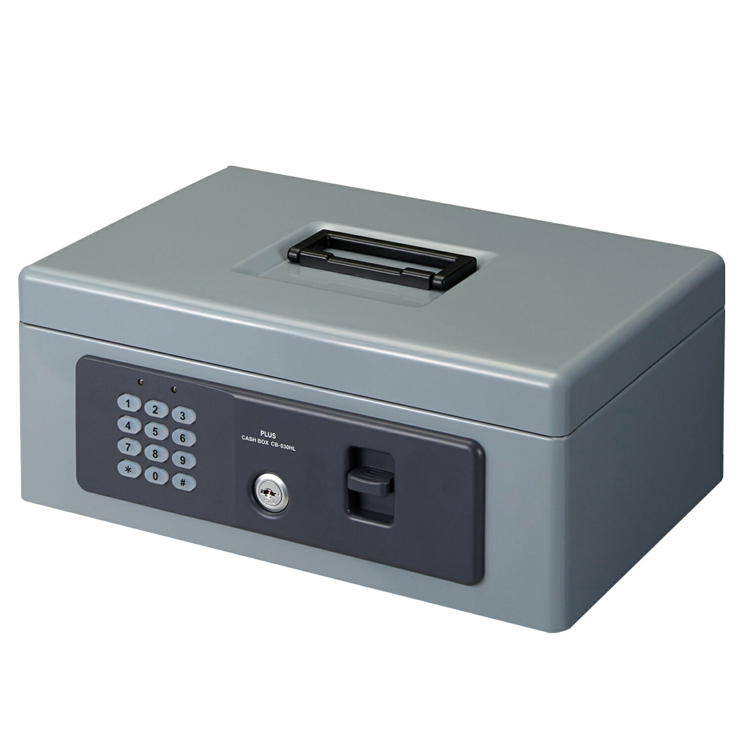 店内全品ポイント5倍★要エントリー★【PLUS】 電子ロック 手提金庫 Sサイズ(B5) CB-030HL(13111) プラス|Shop de clinic店