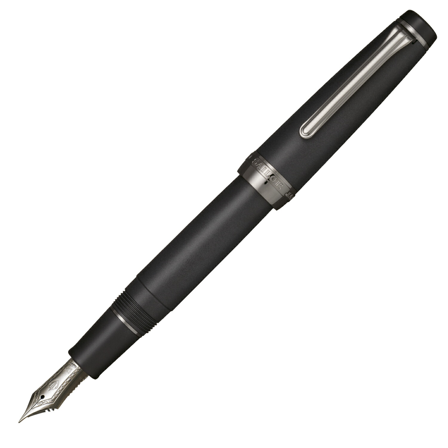 【セーラー万年筆】 プロフェッショナルギア インペリアルブラック（黒）万年筆 中字 Φ18&times;129mm 113028420｜Shop de clinic店 42,413円