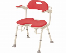 店内全品ポイント5倍★要エントリー★※○折りたたみシャワーベンチ IU レッド 536-332 アロン化成|Shop de clinic店