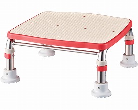 ○ｽﾃﾝﾚｽ製浴槽台R ｼﾞｬｽﾄ17.5-25 ﾚｯﾄﾞ 536-496 アロン化成