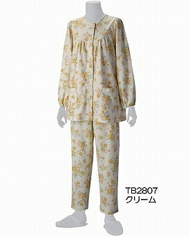 ◎婦人用長袖ﾊﾟｼﾞｬﾏ(通年用) L ﾋﾟﾝｸ TB2807 グンゼ