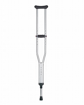 ｱﾙﾐ撞木杖合わせてﾊﾟｯﾁﾝ【2本組】小  非 TY156S 日進医療器 【非課税】