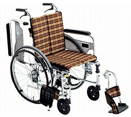 【送料無料】スレンダー車椅子ＳＫＴ－４ ＃Ａ－４　座幅３８　【非課税】 46,587円