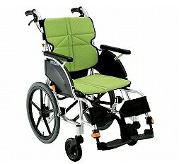 ﾈｸｽﾄｺｱ介助用車いす NEXT-21B F-1ｵﾚﾝｼﾞ 非 NEXT-21B 松永製作所 【非課税】