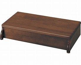 ※○木製玄関台 60W-30-1段 ﾌﾞﾗｳﾝ 535-564 アロン化成
