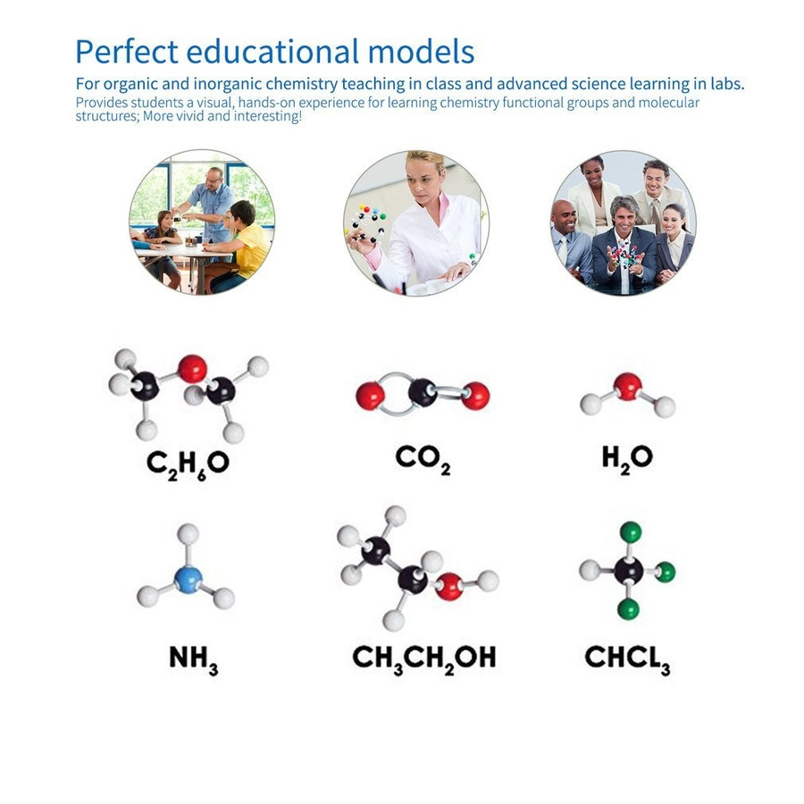 楽天市場 分子構造模型 分子モデルセット有機と無機化学 学生学習用 教育用 240pcs Shop Delicious 楽天市場店