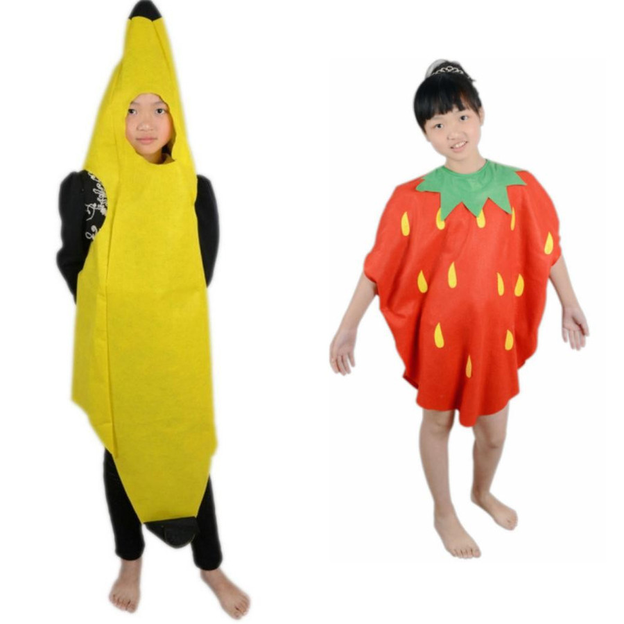 イチゴ バナナ 衣装 キッズ 子供用 かぶりもの 最新入荷 着ぐるみ コスプレ ハロウィン 仮装