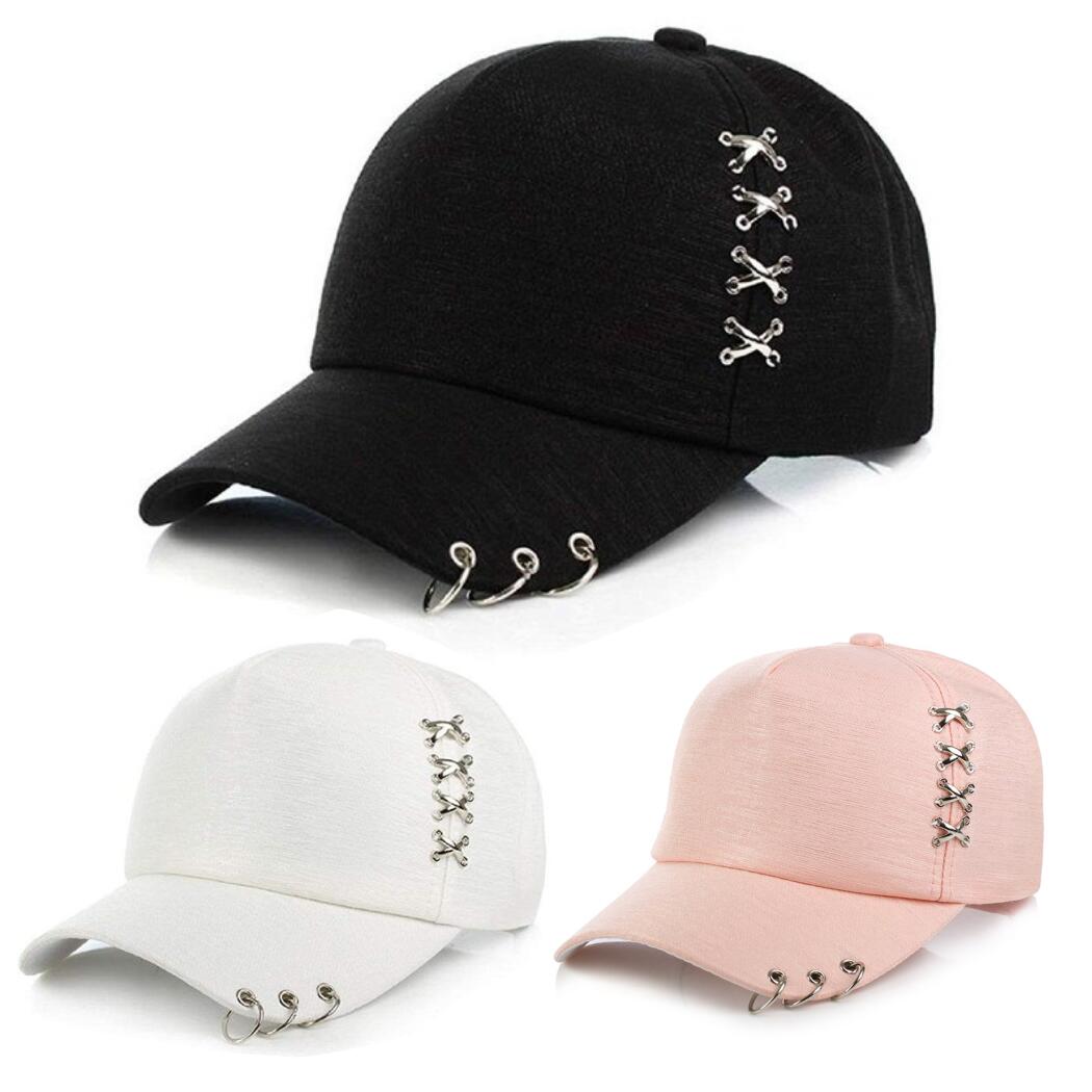 E新品 キャップ リング付き 帽子 レディース ホワイト Sale 韓国 メルカリ