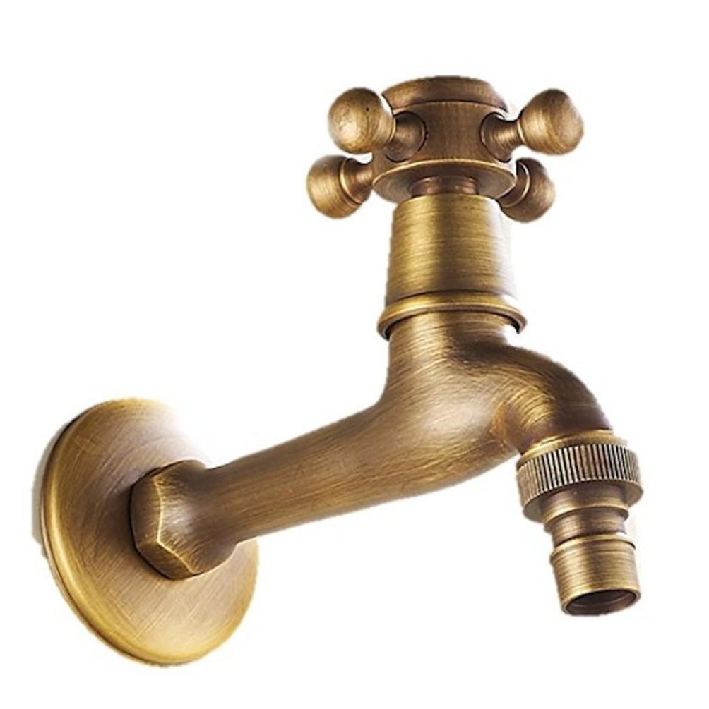 楽天市場】作善堂オリジナル蛇口I字（真鍮色、シルバー色）水栓柱 パン