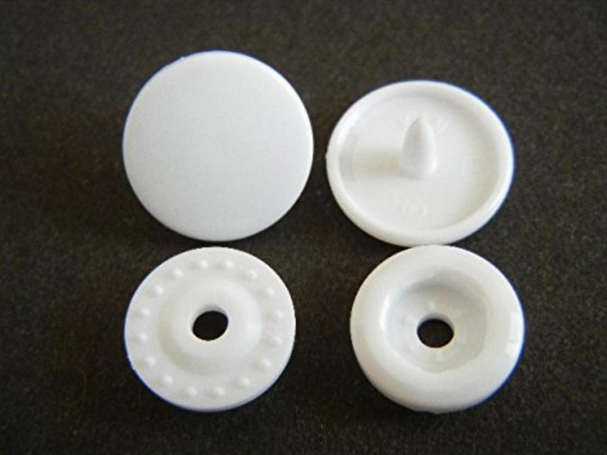 【楽天市場】プラスナップ 12mm T5 白 ホワイト100組 プラスチック スナップ ボタン セット：SHOP DELICIOUS 楽天市場店