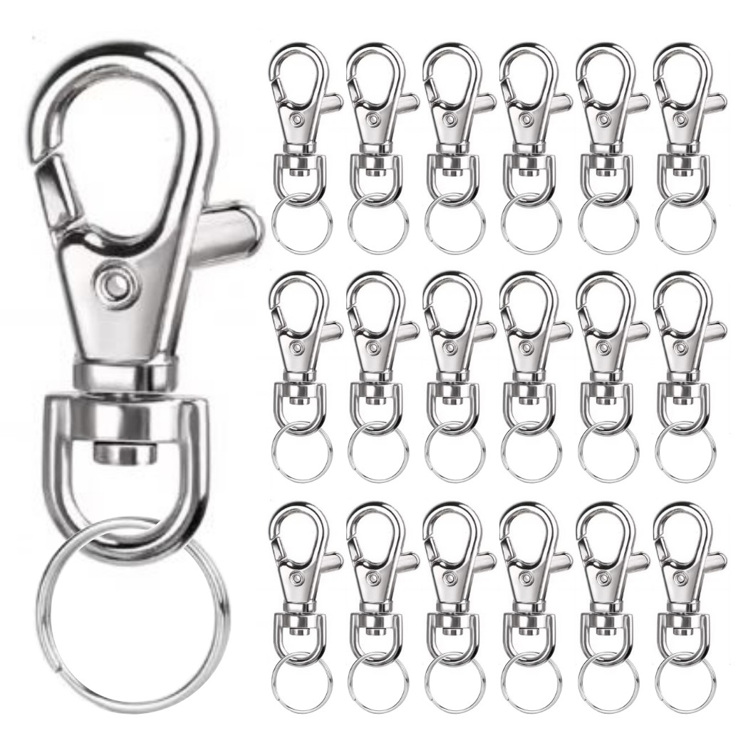 楽天市場】ナスカン 50個セット キーホルダー レバーナスカン