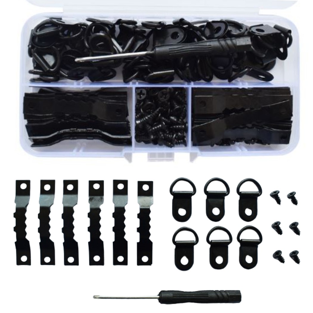 楽天市場】ビラカン 三角吊カン 金具 100組セット 木ネジ付き 豆カン