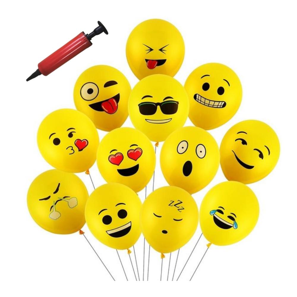楽天市場 可愛い 黄色笑顔風船 バルーン 12絵文字 12インチ風船 100個セット Shop Delicious 楽天市場店