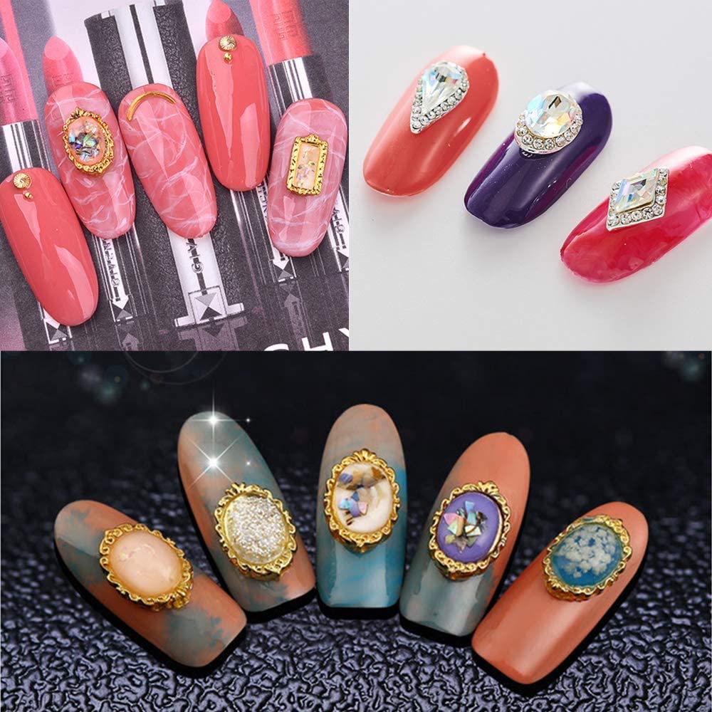 Sale 65 Off ネイルパーツ 大きい 3d ネイルラインストーン ネイルアート パーツ 24個セット ピンセットが付属 Ie Monogatari Jp