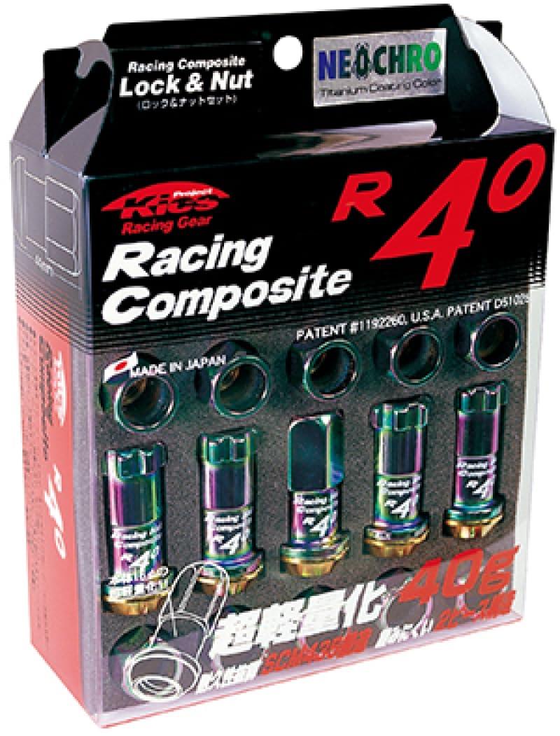 KYO-EI 協永産業 Racing Composite R40 M12×P1.5 Nut ネオクロ 個数:20P 品番 RC-01N