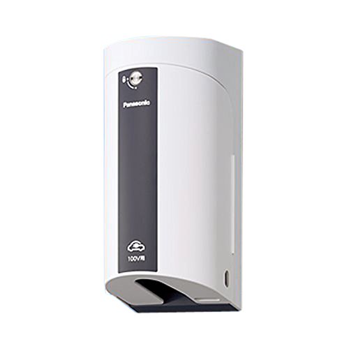 パナソニック(Panasonic) EV・PHEV申し受ける用 取りまかなう付舞い降りる室外差し込み 飾り気の無い鍵付 見せびらかす・埋込両用 100V用 白いこと WK4411W