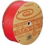 トラスコ中山(TRUSCO) ウレタンブレードチューブ 赤 6.5×10mm 100m TOP6.5100|shopevergreen