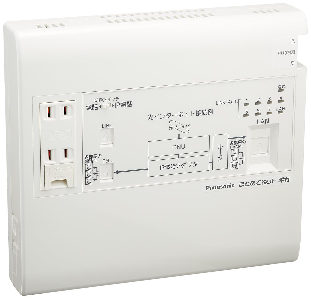 パナソニック(Panasonic) 宅内ローカルエリアネットワークダイアログボックスまとめてねットギガ WTJ5045K