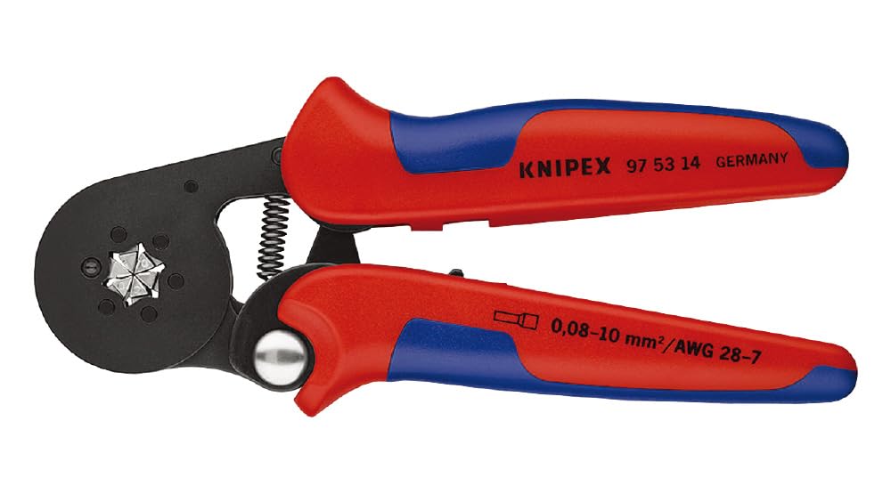 KNIPEX クニペックス ワイヤーエンドス リーブ用 圧着プライヤー 0.08-10粍2 コンフォートハンドル 9753-14