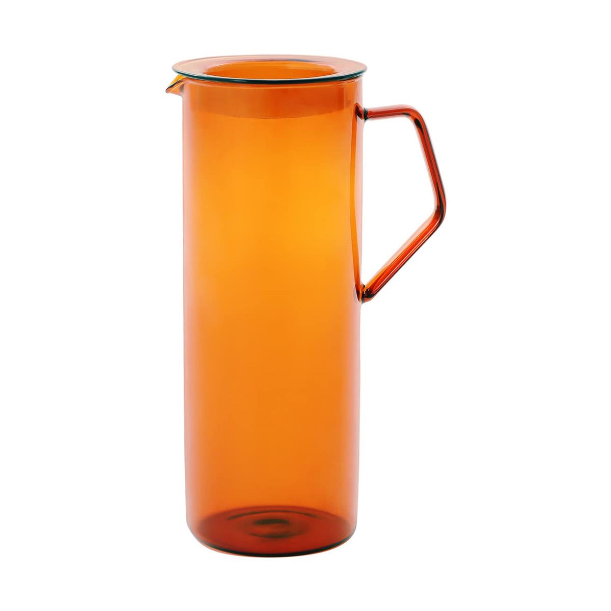 KINTO (キントー) CAST AMBER ジャグ 1.2L 耐熱ガラス 電子レンジ、食洗機対応 21464