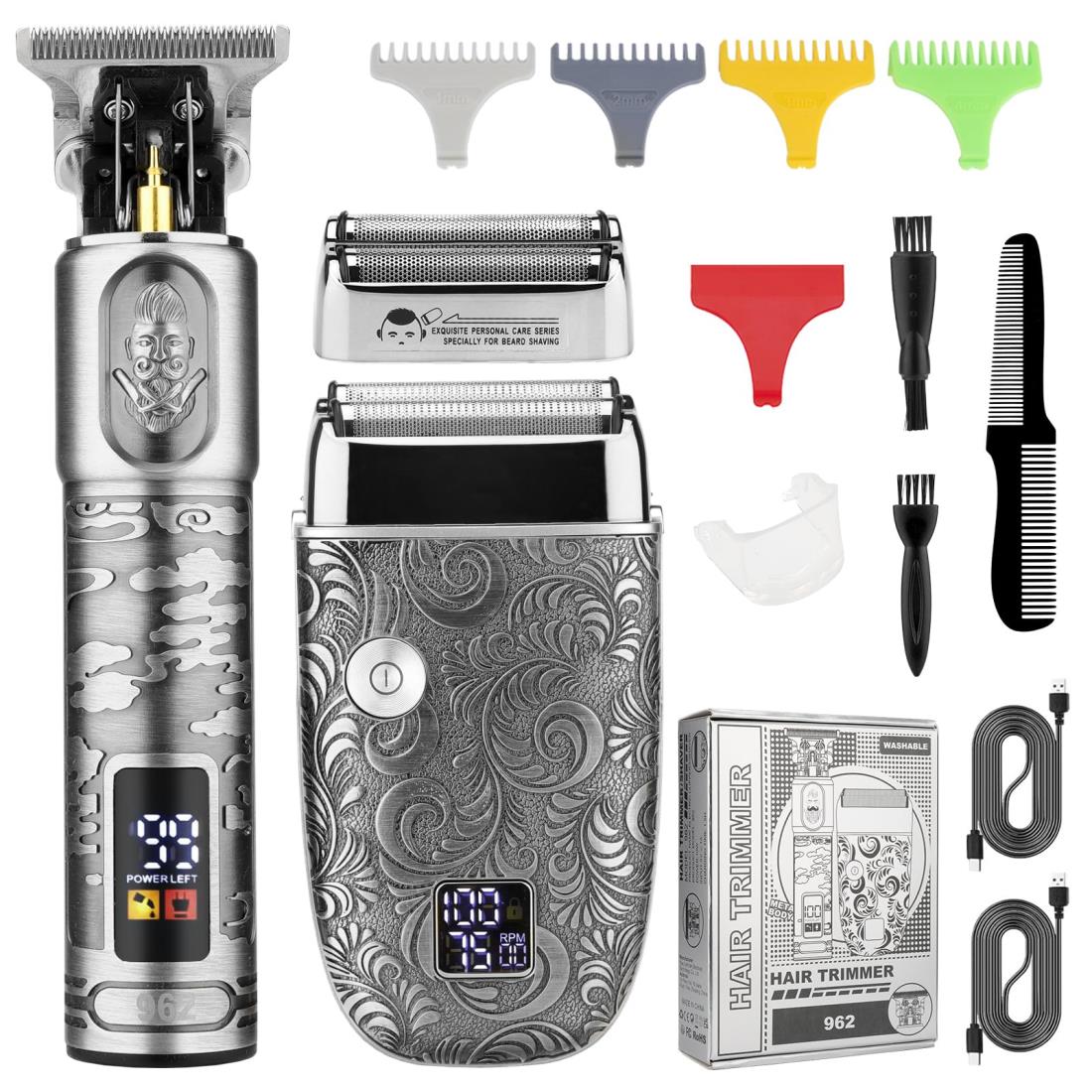 楽天市場】GSKYメンズヘアカッターバリカンセット往復式シェーバー鼻毛