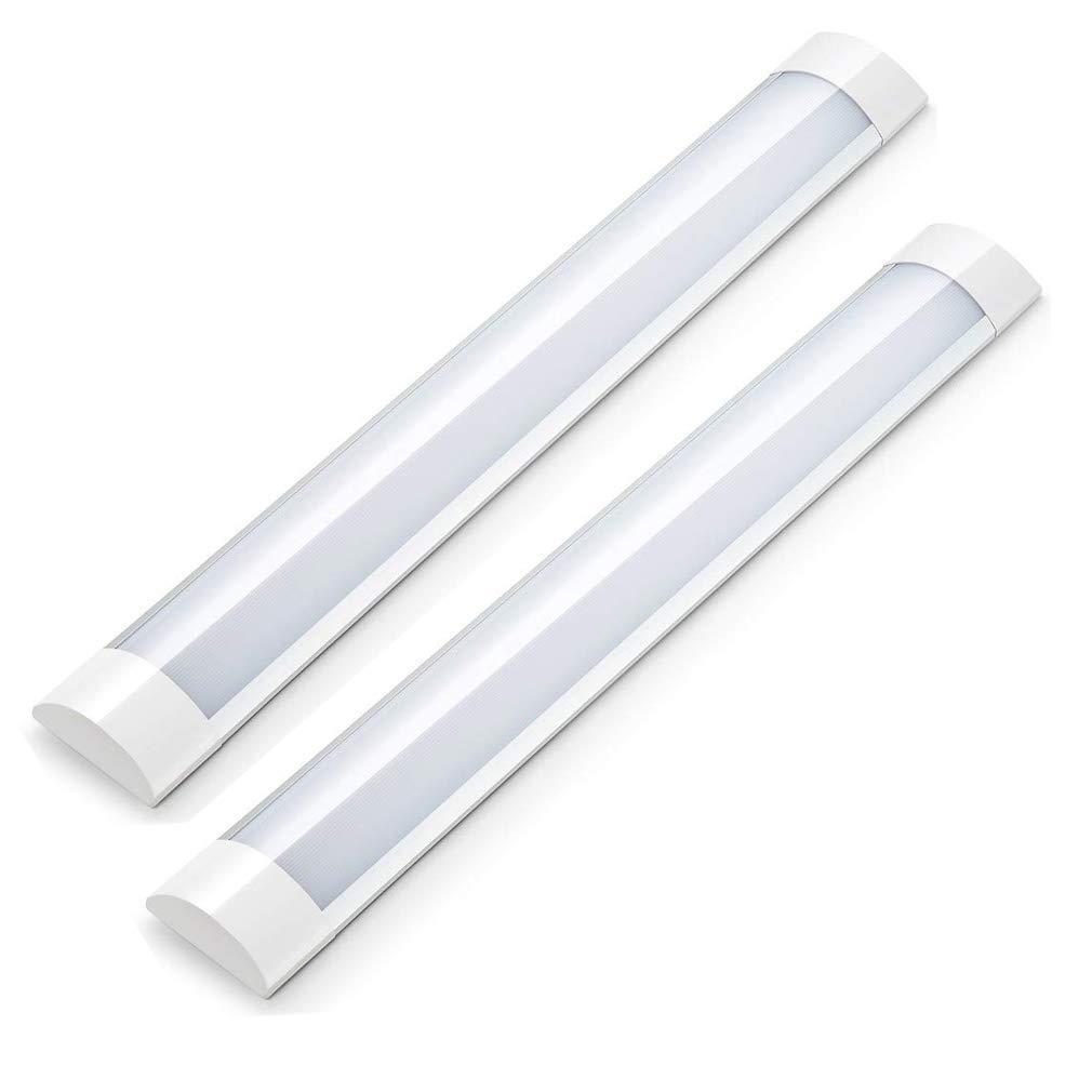 ledベースライト 120cm, キッチンベースライト, LED蛍光灯器具一体型, ledシーリングライト 直管, 40W led直管蛍光灯 天井 led照明器具 長さ120cm 4畳～8畳用 PSE?? (昼光色 2本)