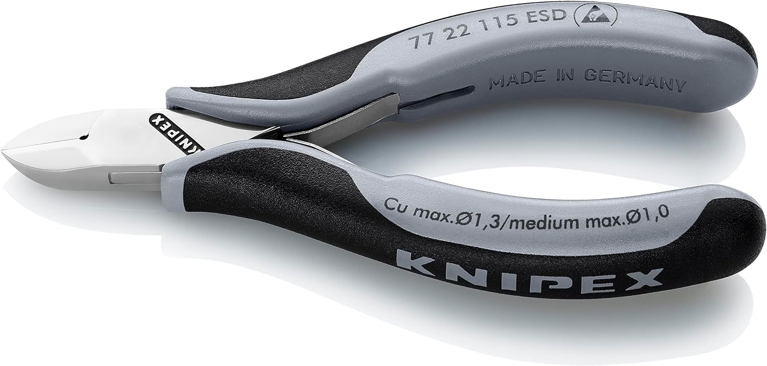 クニペックス KNIPEX KNIPEX(クニペックス) ESD細やか用ニッパー 115粍 7722115ESD