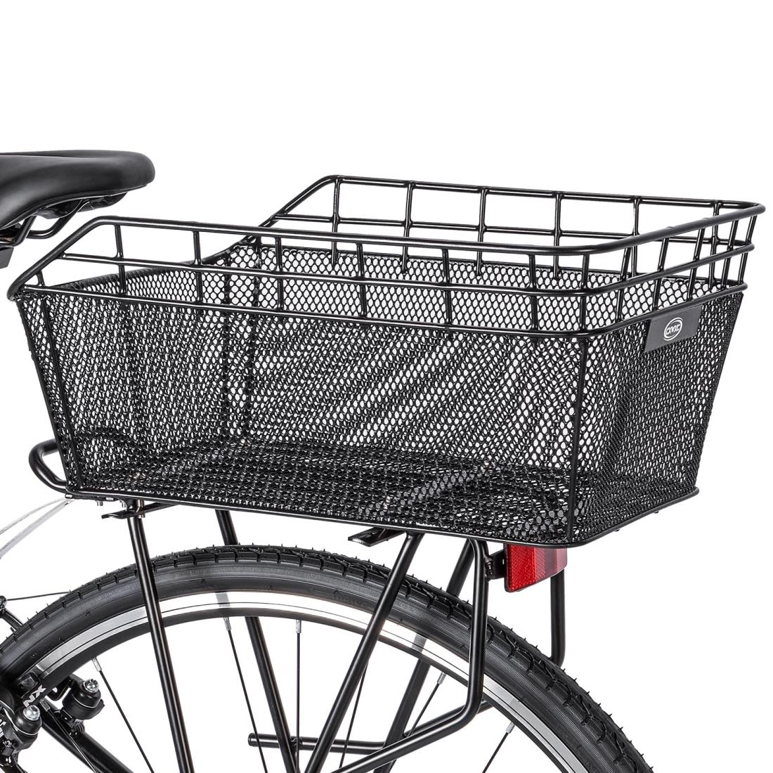 楽天市場】CXWXC自転車後ろカゴ高耐久性大容量取付簡単金属製リアカゴ