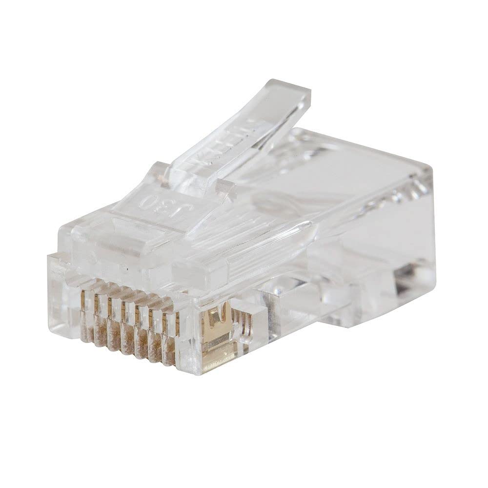 クラインツールvdv826 ? 702 pass-thru Modular資料繋ぎ、cat5e (50容器に並べる)