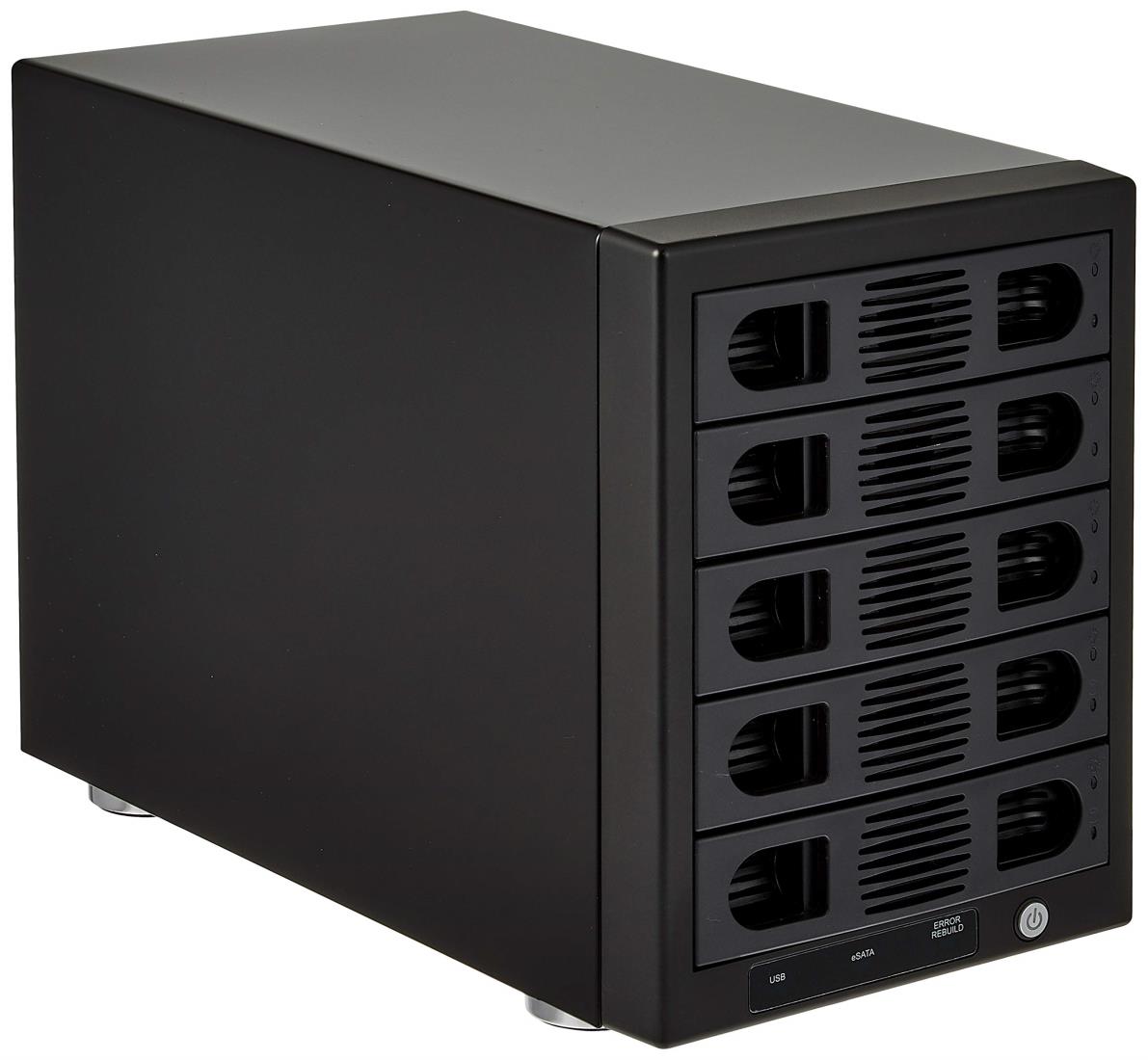 MARSHAL MAL355EU3R RAID相応う SATA3.5＆SATA2.5inHDD5台入れもの