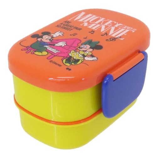 Disney - ミッキーマウスシンプル2段ランチボックス/スタンディング ディズニー　新品未開封 2段ランチボックス(箸付き) ミッキー Warm-up | people like store