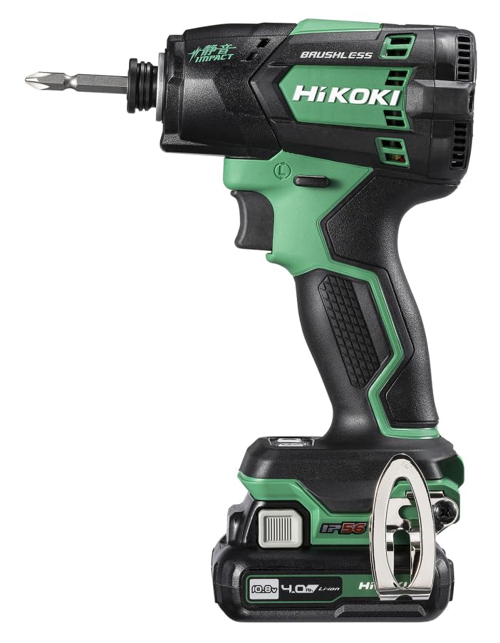 HiKOKI(ハイコーキ) 10.8V 充電式 静音インパクトドライバー 蓄電池2個・充電器・ケース付 WHP12DA(2LS) 送料無料
