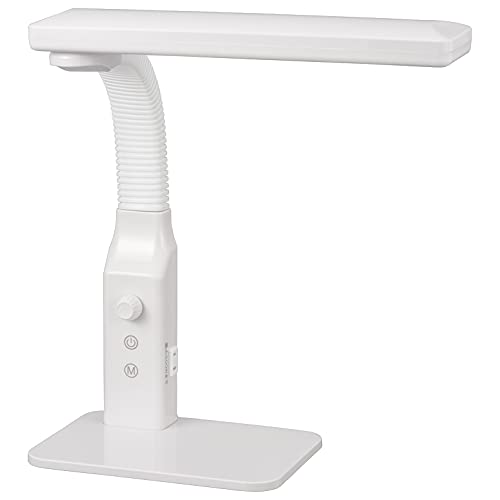 オーム電機 LEDデスクスライト 調光・調色機能付き DS-LE95CG-W/RA93 06-3685 OHM 送料無料