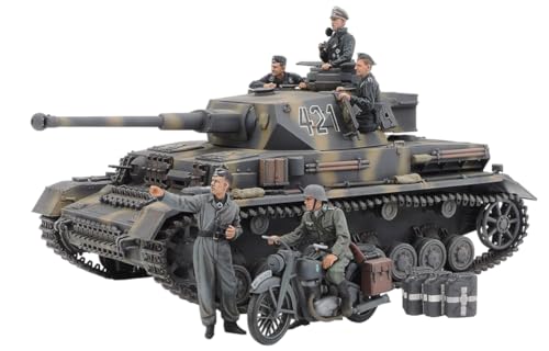 タミヤ 1/35 スケール限定商品 ドイツ IV号戦車 G型 初期生産車 伝令バイクセット ロシア戦線 プラモデル 25209 送料無料