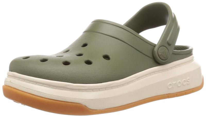 【美品】クロックス クロックバンド フル フォース クロッグ 黒 26cm 厚底 crocs crocbandTM full force clog Black/White （クロックス