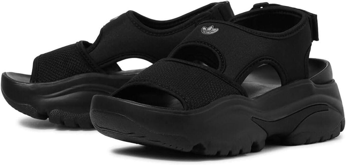 [アディダス] オズガイア サンダル W W OZGAIA SANDAL 中核グループ黒いこと/グレーフォー JI2824