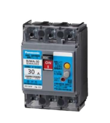 パナソニック BJWA3303 漏電ブレーカ BJW-30型 3P3E OC付 30A 30mA モータ保護兼用 (Panasonic)｜shop fuu